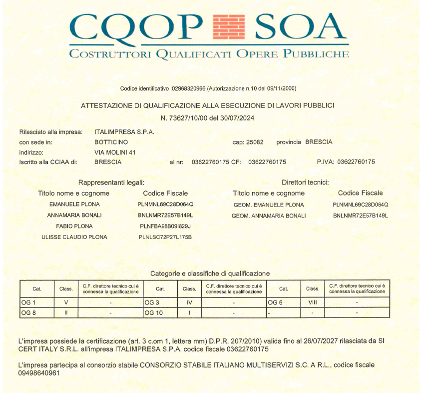 SOA Italimpresa S.r.l.